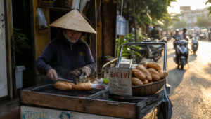 Bánh mì Hội An coal cart